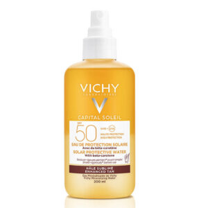Vichy Capital Soleil Solar Protective Water SPF50  - Enhanced Tan with Beta-carotene 200ml