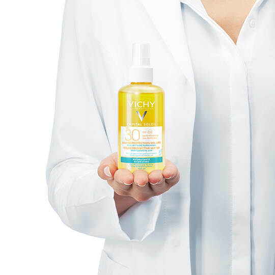 Vichy Capital Soleil Solar Protective Water SPF 30 Hydrating - With Hyaluronic Acid 200ml - Image 2