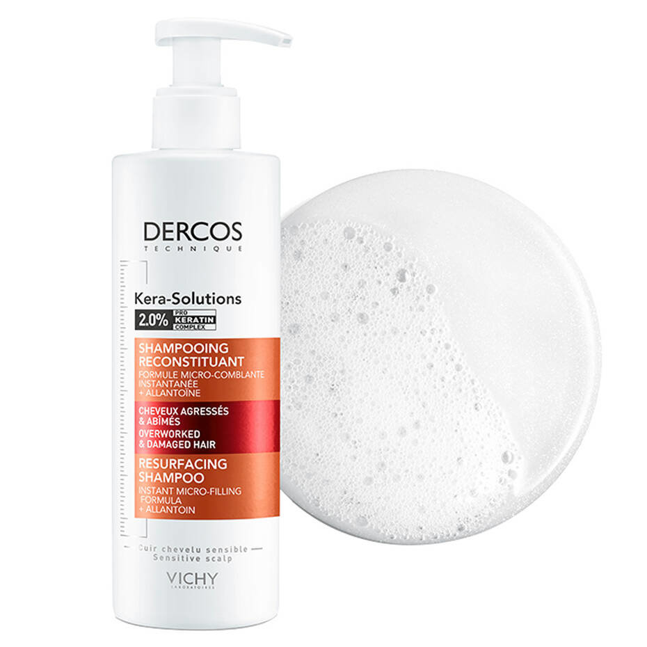 Vichy Dercos Kera-Solutions Resurfacing Shampoo 250ml - Image 3