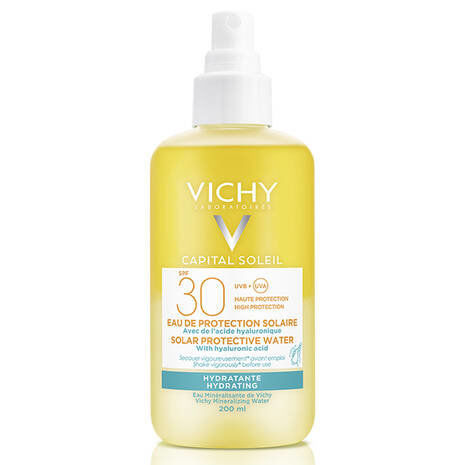 Vichy Capital Soleil Solar Protective Water SPF 30 Hydrating - With Hyaluronic Acid 200ml