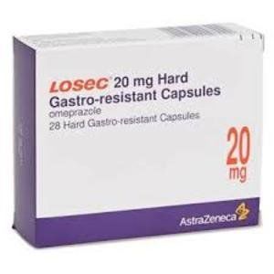 Losec Acid Reflux Tablets 20mg (Pack of 28)