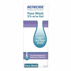 Acnecide Face Wash Spot Treatment 5% w/w Gel 50g