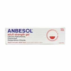 Anbesol Adult Strength Oral Pain Relief Gel 10g