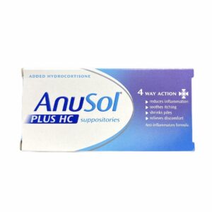 Anusol Plus HC Suppositories (Pack of 12)