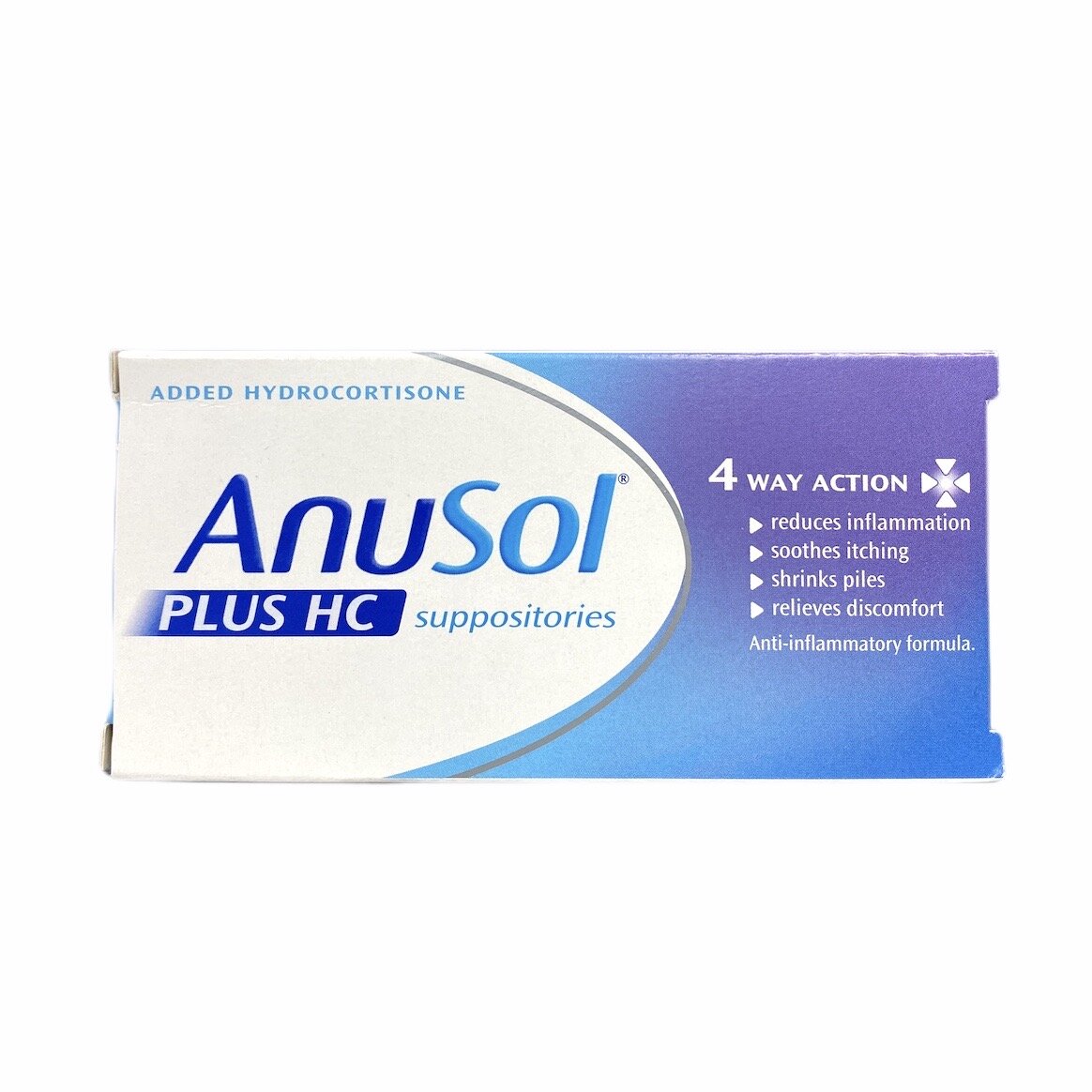 Anusol Plus HC Suppositories (Pack of 12)
