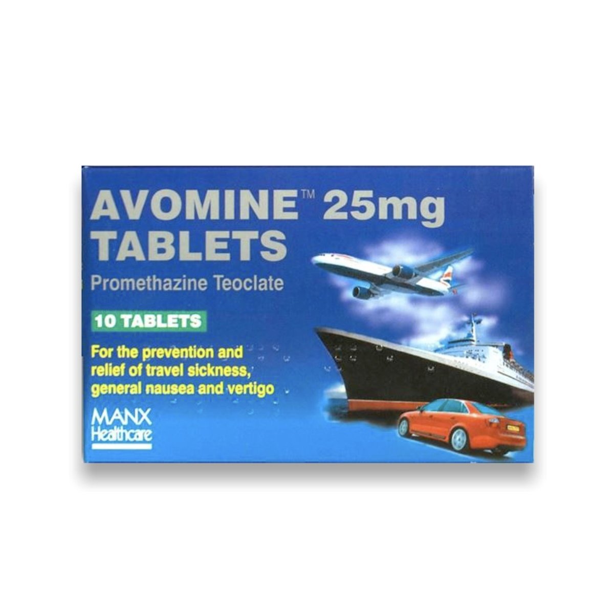 Avomine Tablets 25mg (Pack of 10)