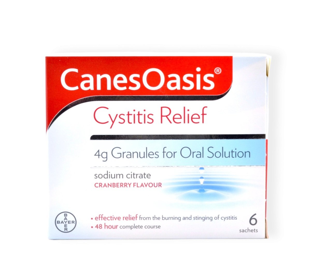 Canes Oasis Cystitis Relief (Pack of 6)