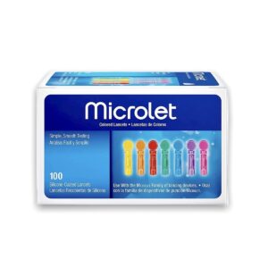 Microlet Blood Lancets 0.5mm/28G (Pack of 100)