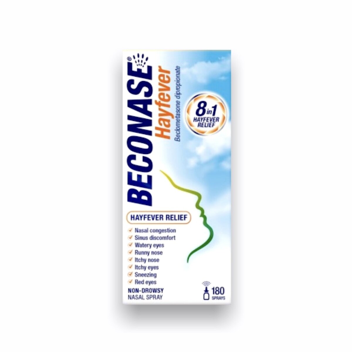 Beconase Hayfever Nasal Spray For Adults (180 Doses)