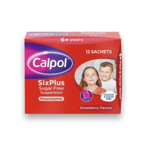 Calpol Six Plus Sugar Free Sachets 5ml (Pack of 12)