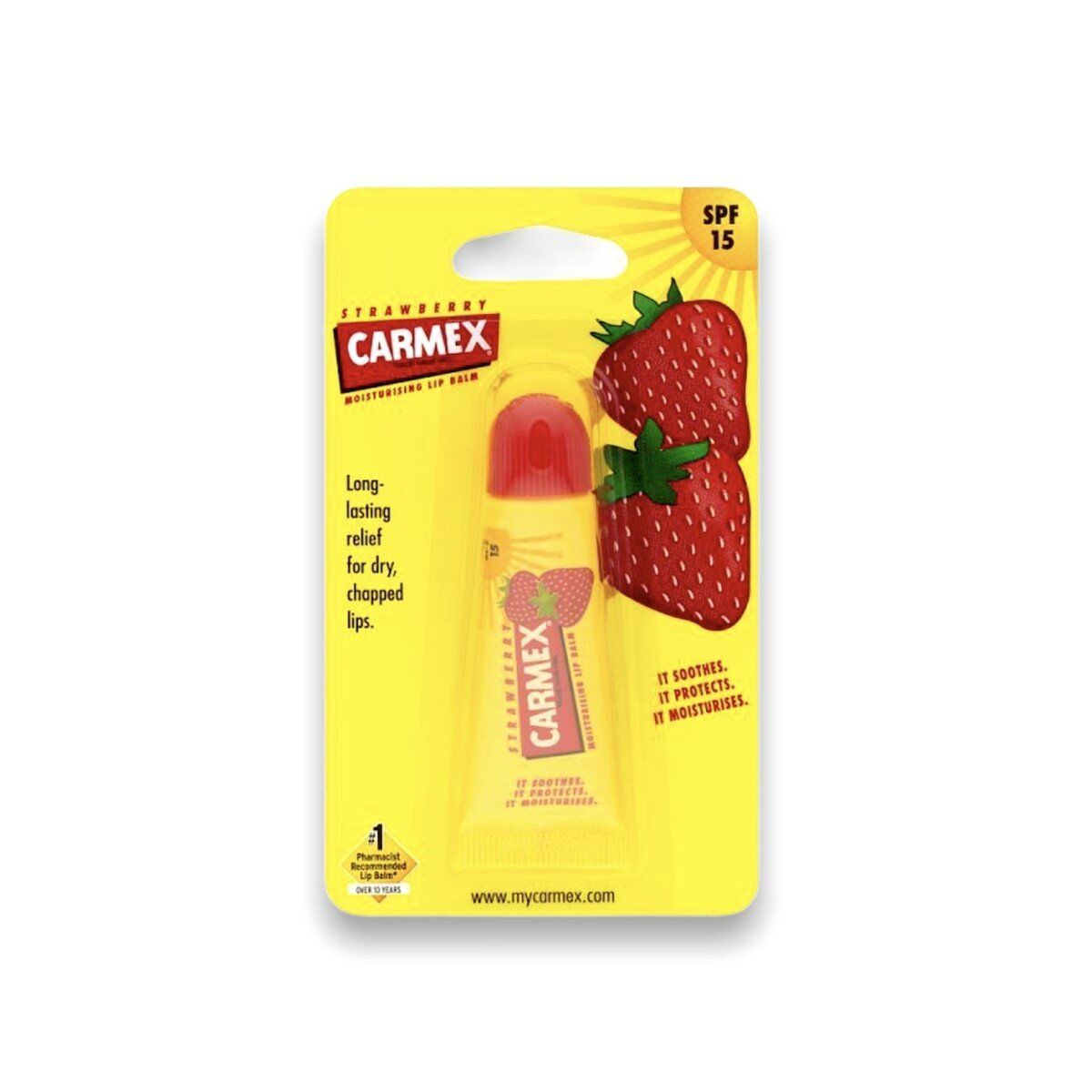Carmex Strawberry Tube Spf 15 10g