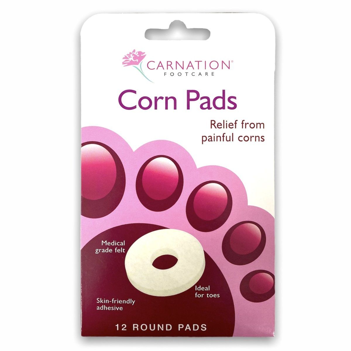 Carnation Corn Pads - Round (Pack of 12)