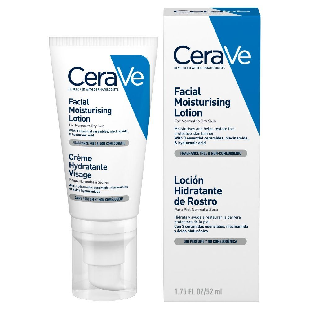 CeraVe PM Facial Moisturising Lotion - No SPF 52ml - Image 2