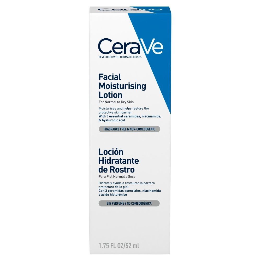 CeraVe PM Facial Moisturising Lotion - No SPF 52ml