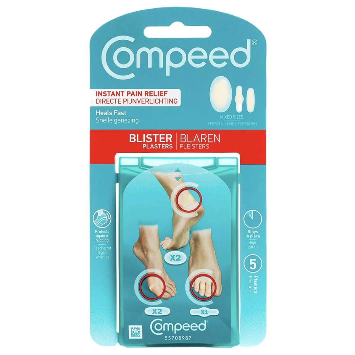 Compeed Blister Plasters Mixed (Pack of 5)