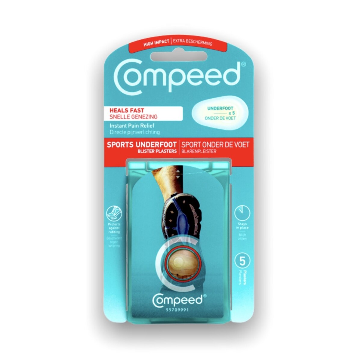 Compeed Underfoot Blister Plasters (Pack of 5)