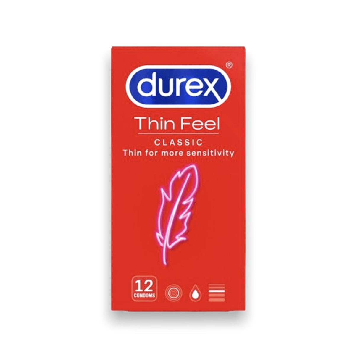 Durex Thin Feel Condoms (Pack of 12)