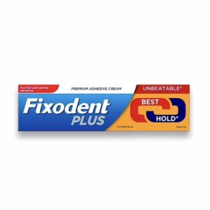 Fixodent Plus Premium Adhesive Cream - Dual Power Flavour Free 40g