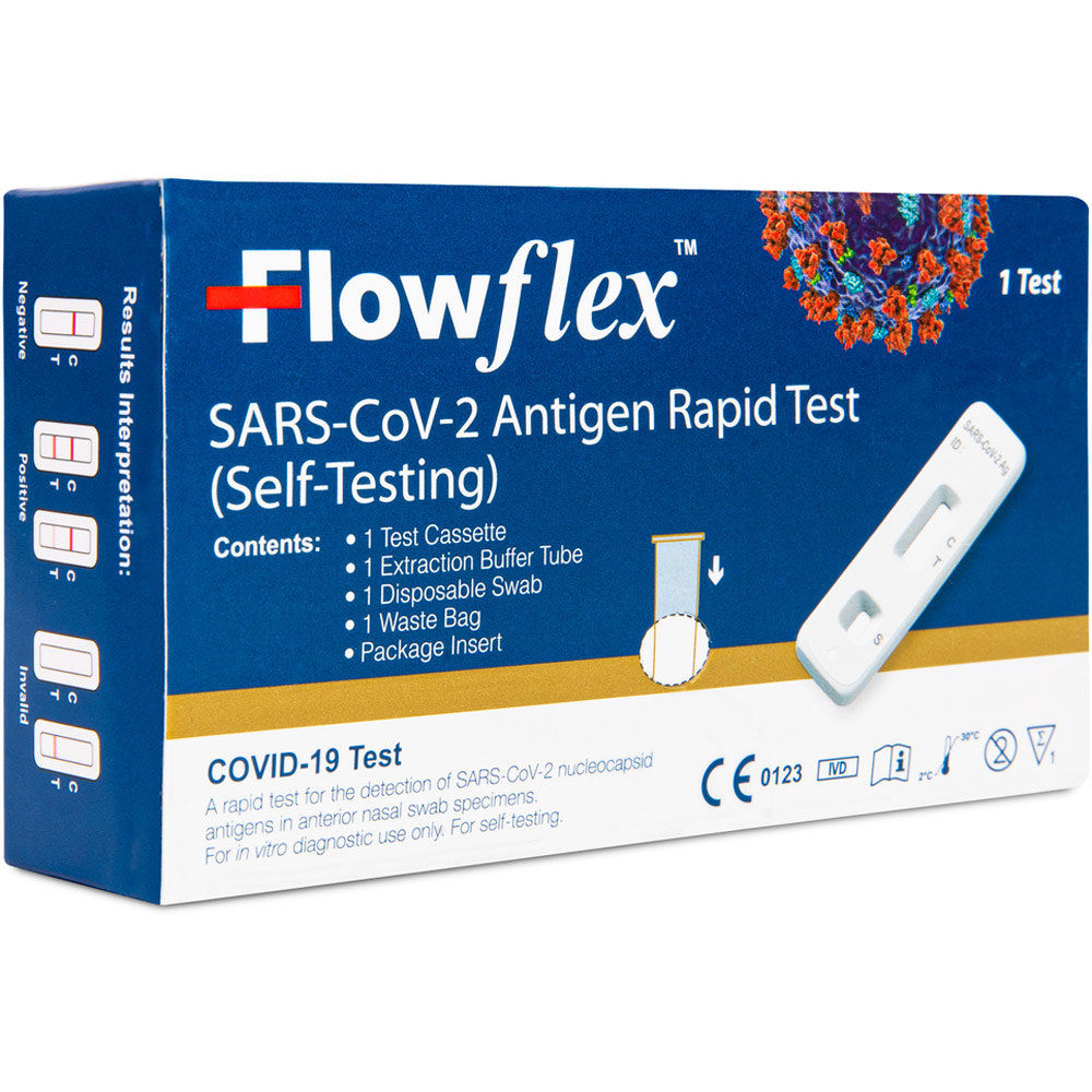 Flowflex Antigen Rapid Test Lateral Flow Self-Testing Kit - 1 Test - Image 2