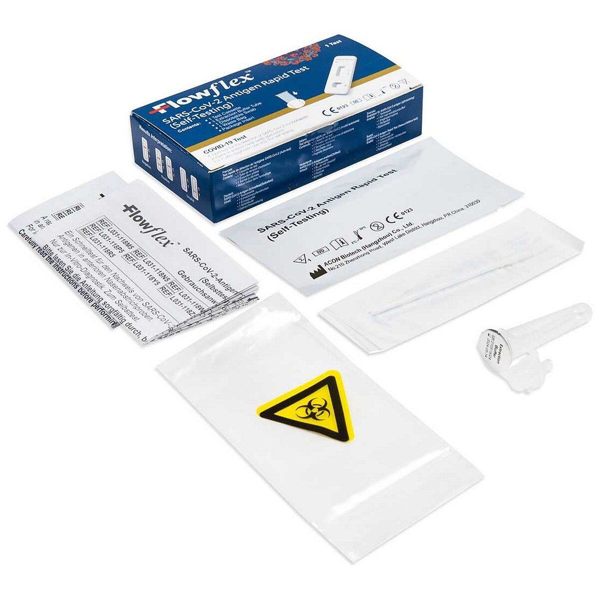 Flowflex Antigen Rapid Test Lateral Flow Self-Testing Kit - 1 Test - Image 3