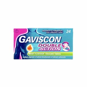 Gaviscon Double Action Chewable Tablets - Mint (Pack of 24)