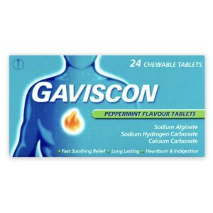 Gaviscon Peppermint Chewable Tablets (Pack of 24)