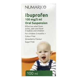 Ibuprofen For Children Oral Suspension 100mg/5ml - 100ml