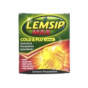 Lemsip Max Cold & Flu Sachets Lemon (Pack of 10)