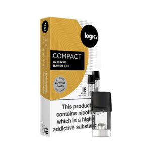 Logic Compact Intense Nic Salt Pods - Banoffee 18mg (Pack of 2)