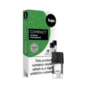 Logic Compact Intense Nic Salt Pods - Peppermint 18mg (Pack of 2)