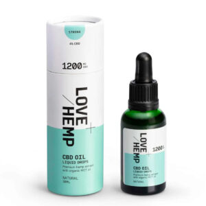 Love Hemp CBD Oil Drops 1200mg - Natural