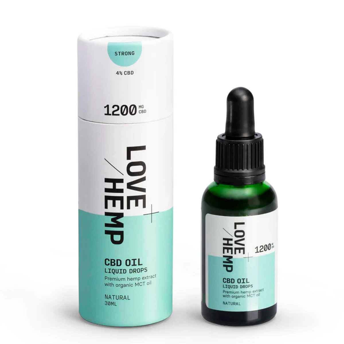 Love Hemp CBD Oil Drops 1200mg - Natural