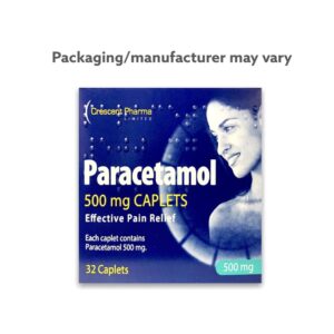Paracetamol 500mg Caplets / Tablets (Pack of 32)