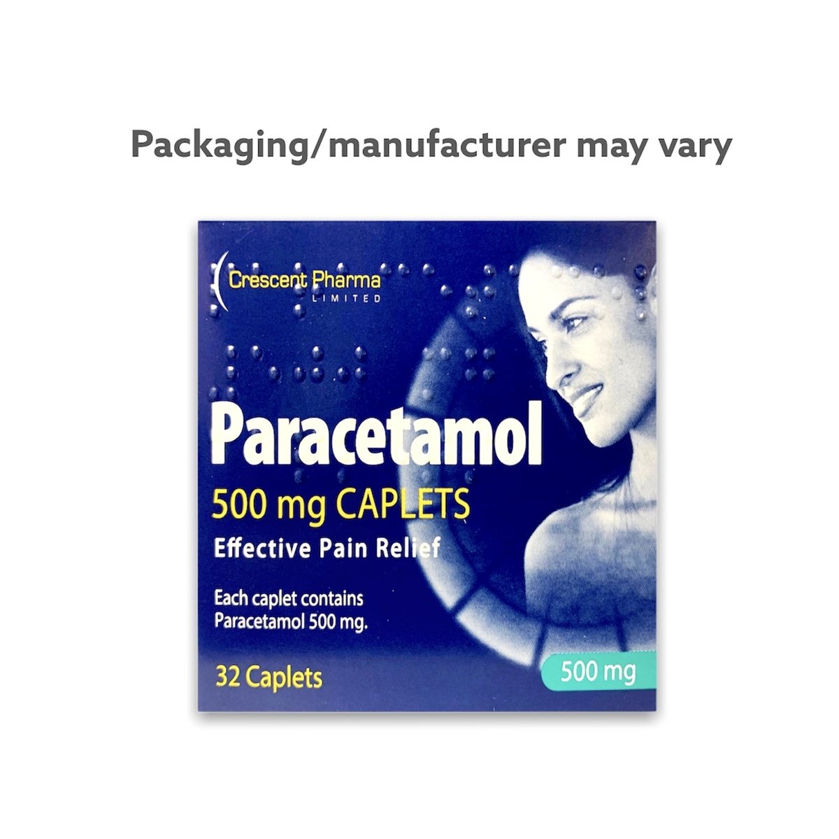 Paracetamol 500mg Caplets / Tablets (Pack of 32)