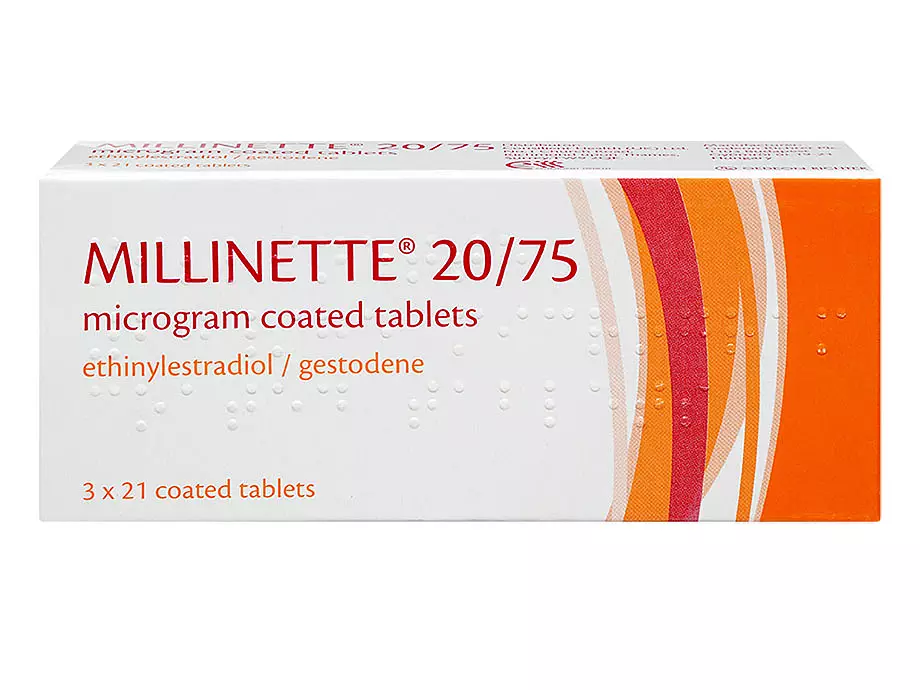 Millinette 20/75mcg - 63 Tablets (3-month course)