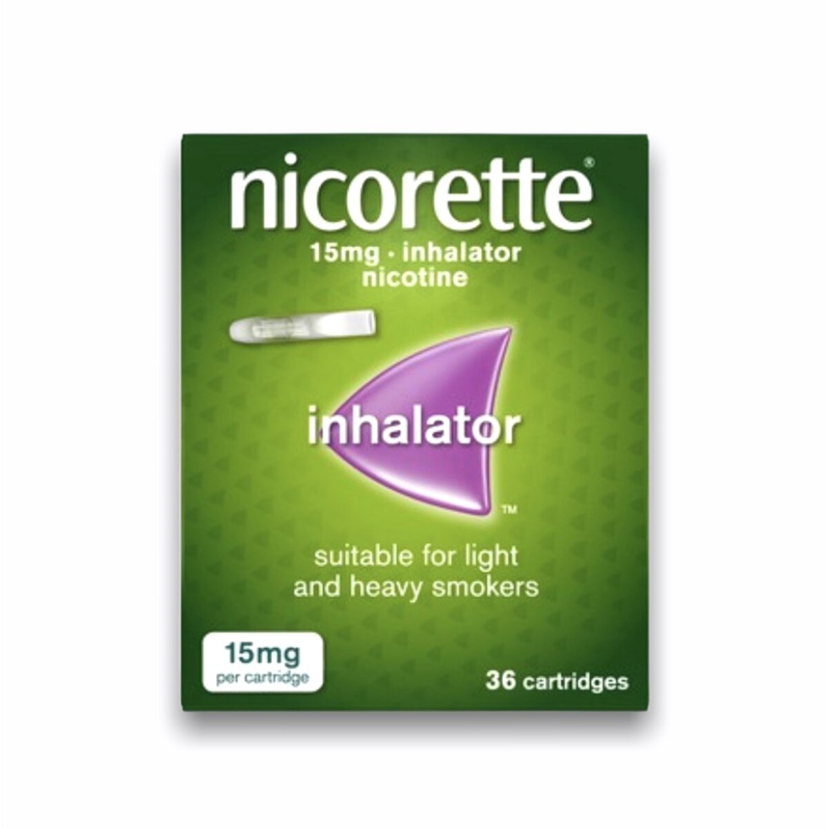 Nicorette 15mg Inhalator Cartridges (Pack of 36)