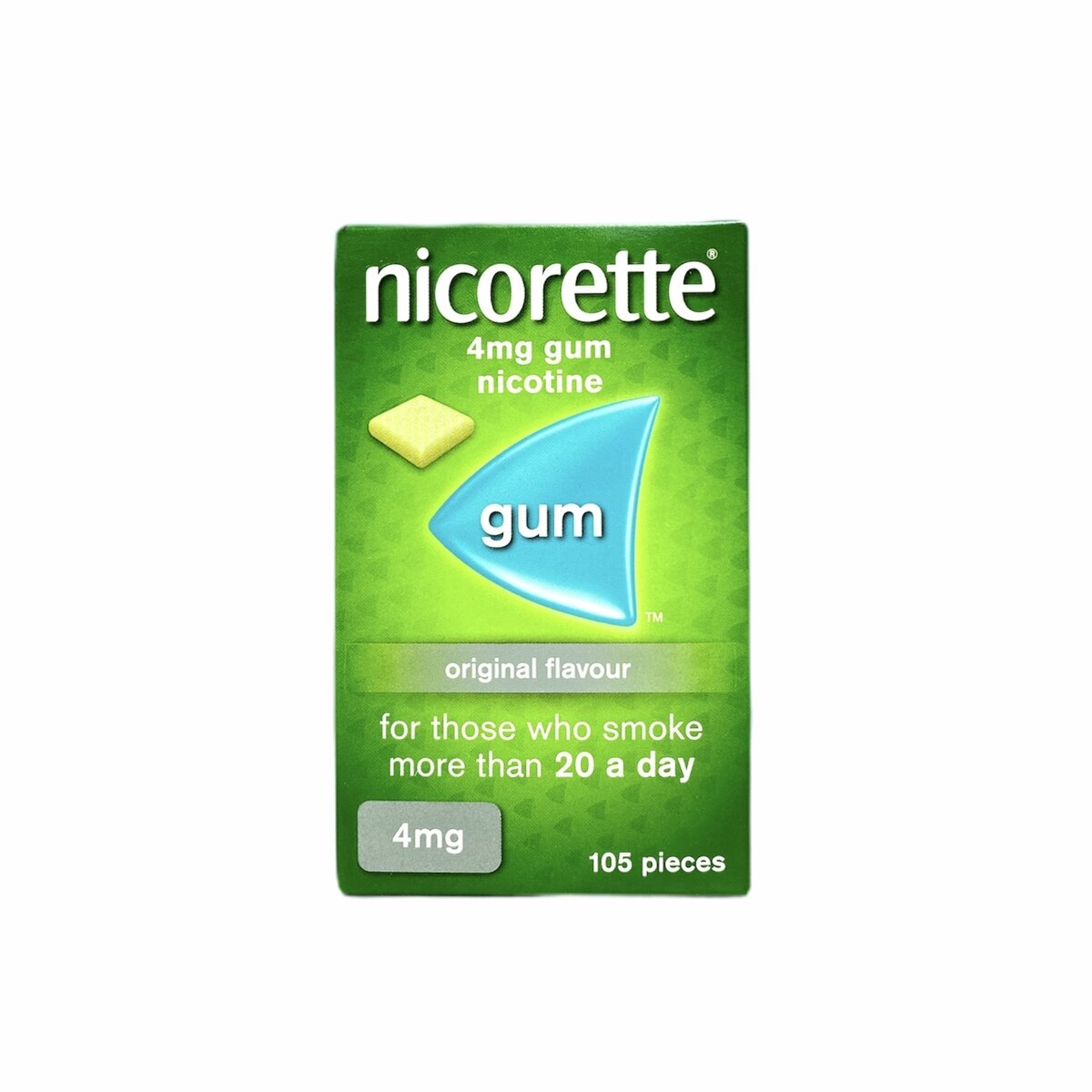 Nicorette Chewing Gum 4mg Original (105)