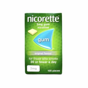 Nicorette Chewing Gum Original 2mg (Pack of 105)