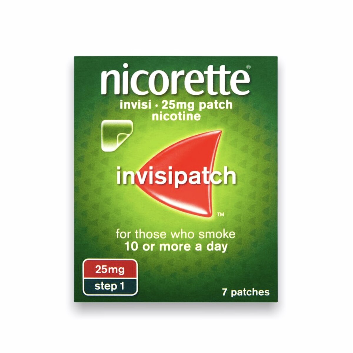 Nicorette Invisi-patch - Step 1 - 25mg (Pack of 7)