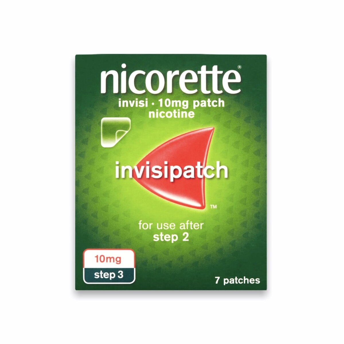 Nicorette Invisi-patch - Step 3 - 10mg (Pack of 7)