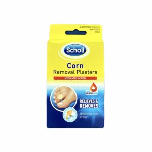 Scholl Corn Removal Medicated Plasters (Pack of 4)