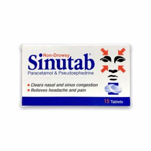 Sinutab Tablets (Pack of 15)