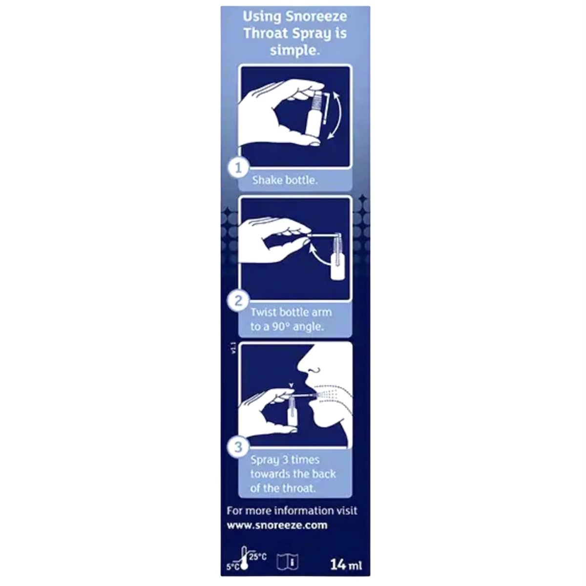 Snoreeze Snoring Relief Throat Spray 14ml - Image 2