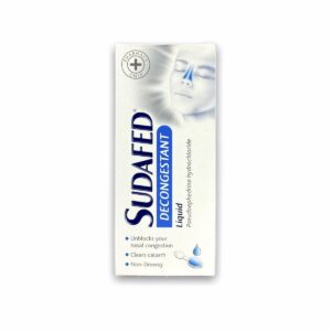 Sudafed Decongestant Liquid 100ml