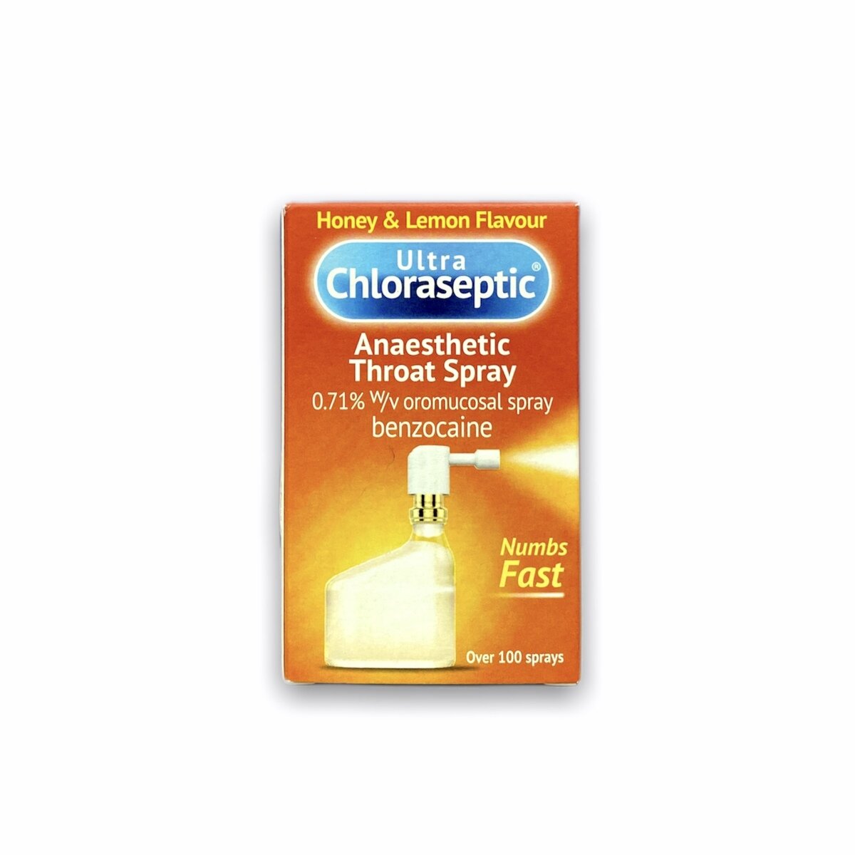 Ultra Chloraseptic Anaesthetic Throat Spray Honey & Lemon 15ml