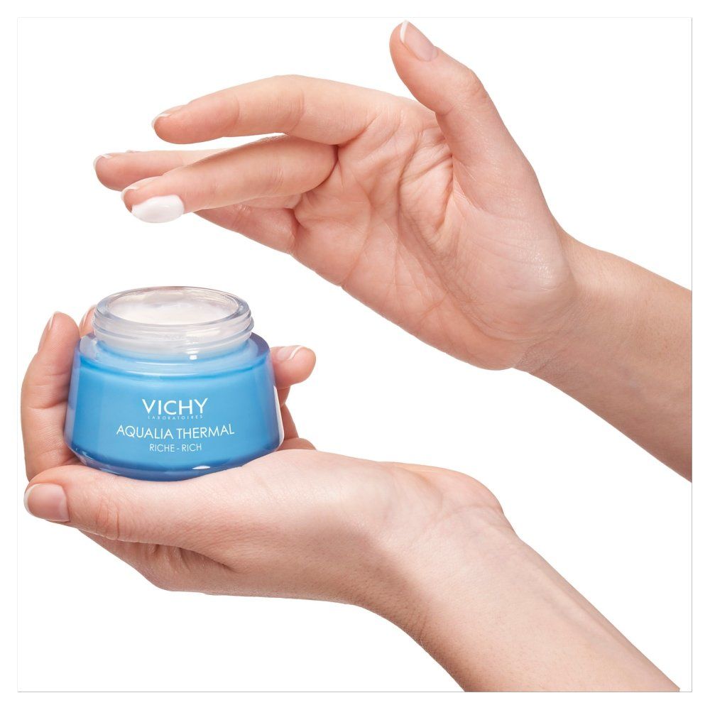Vichy Aqualia Thermal Rich Rehydrating Cream 50ml - Image 3