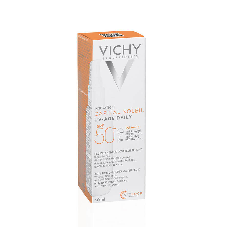 Vichy Capital Soleil UV Age Daily Facial Sunscreen SPF50+ 40ml - Image 3