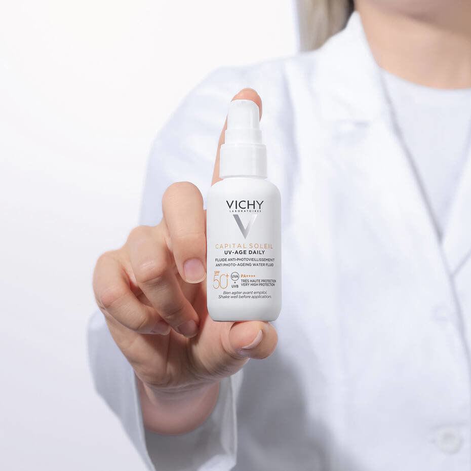 Vichy Capital Soleil UV Age Daily Facial Sunscreen SPF50+ 40ml - Image 4