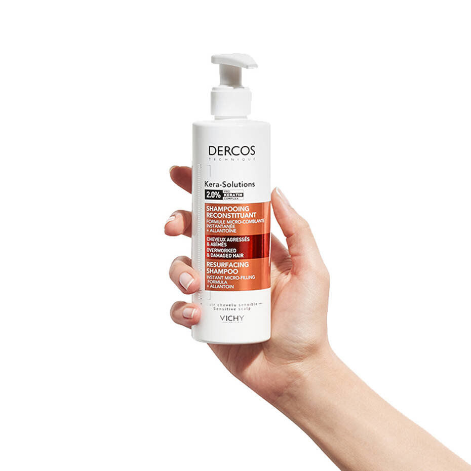 Vichy Dercos Kera-Solutions Resurfacing Shampoo 250ml - Image 2