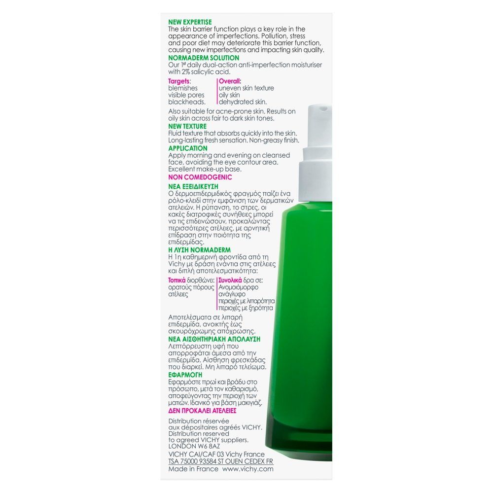 Vichy Normaderm Phytosolution Double Correction Daily Care Moisturiser 50ml - Image 2
